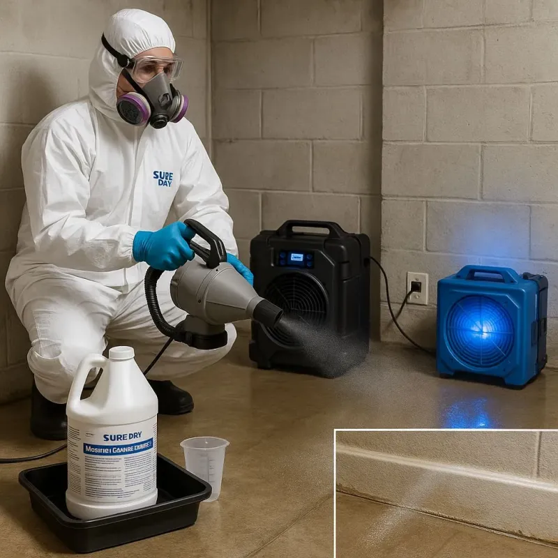Sanitization and Odor Removal process in Whitefield, ME